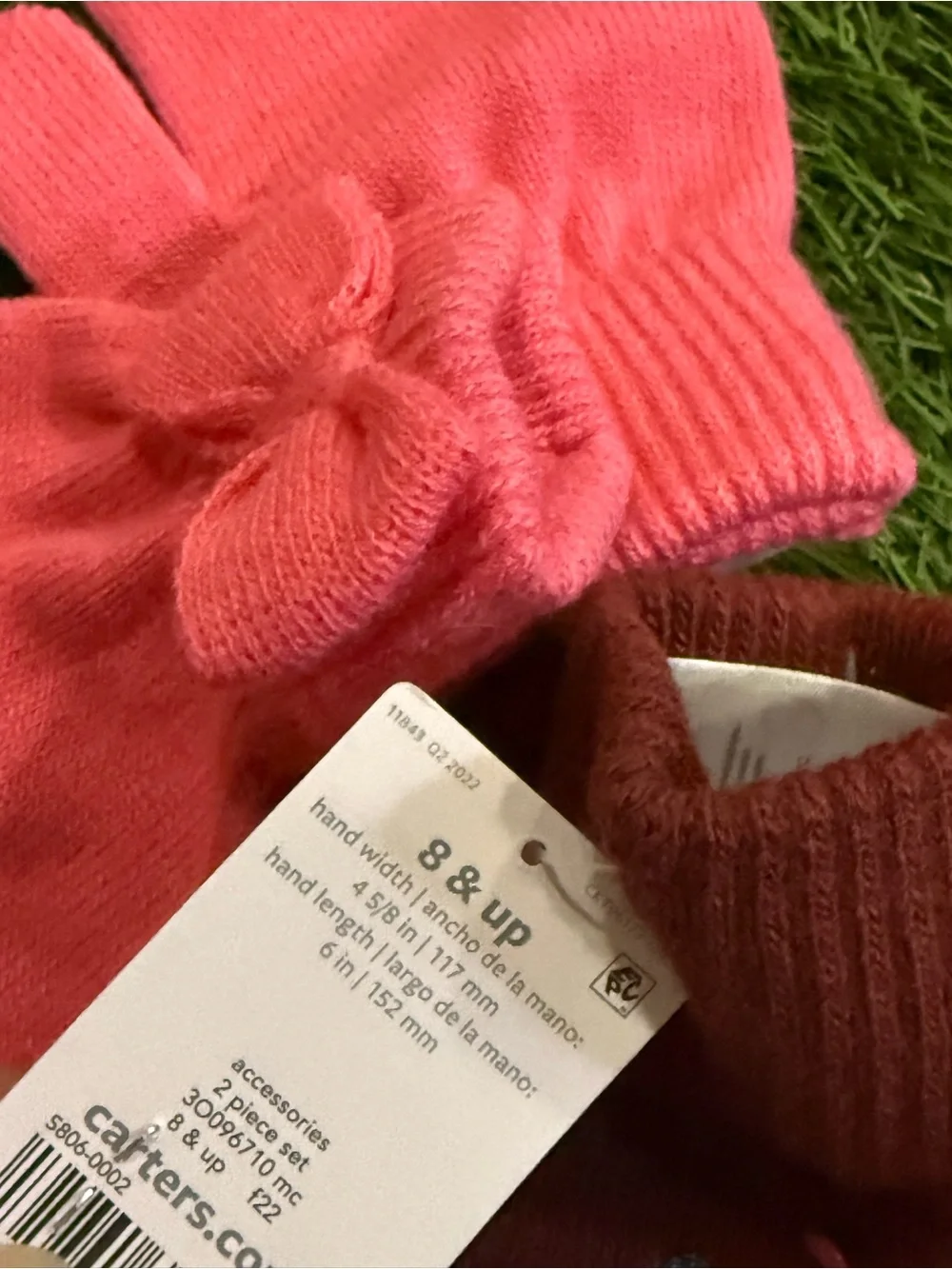 Carters Girls Glove lot - 2 pairs